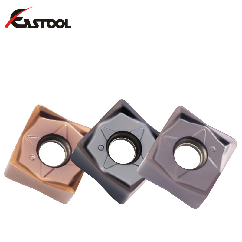 Lathe Machine Tools cemented carbide indexable surface milling inserts Snmu130508 with PVD coating