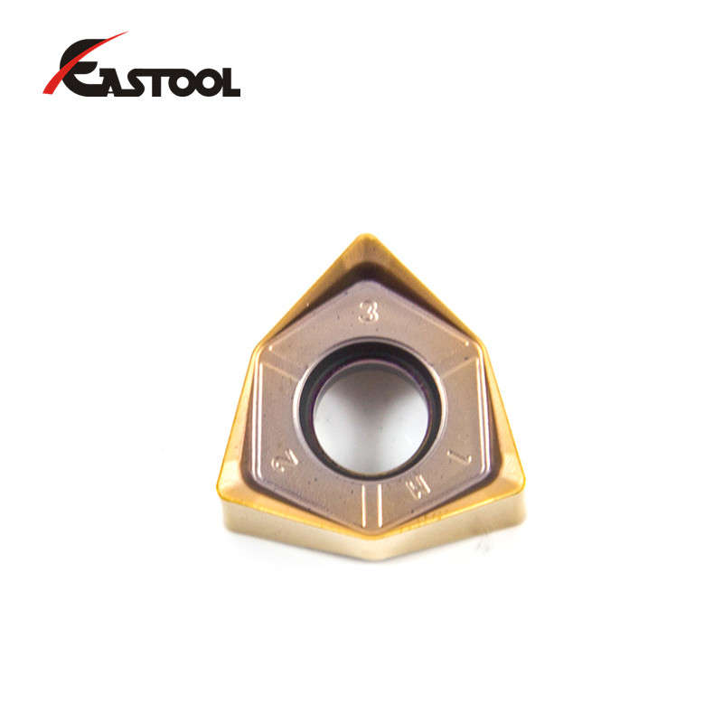CNC Milling Lathe Tools Tungsten Carbide Inserts Wnmu080608-GM for Shoulder Milling Cutters