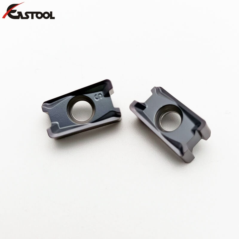 Mill 4-11 Lnpu110408srge/Lnpu110412srge tungsten carbide milling shoulder inserts with PVD coating